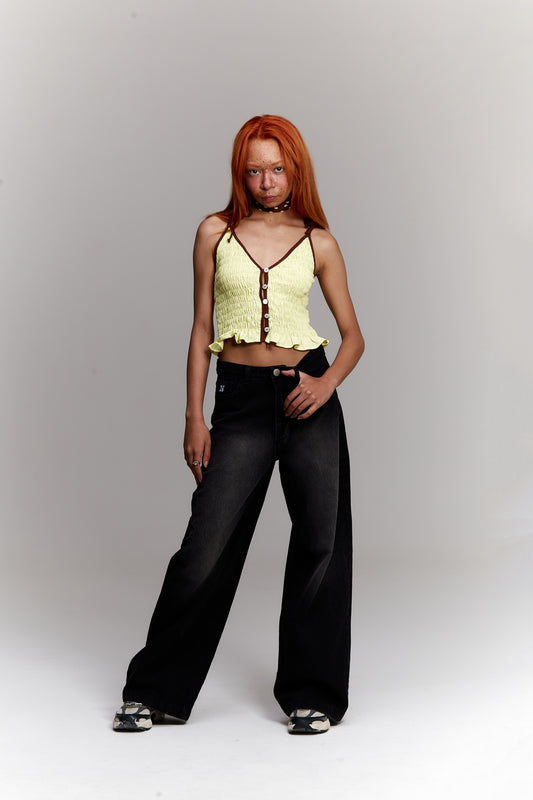 Calça Jeans Tina Preta