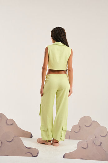 Calça Cargo Verde Pistache