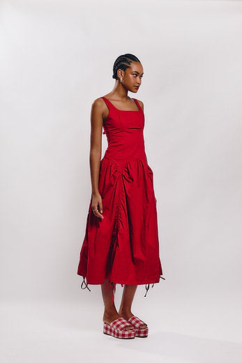 Vestido Maria Laura Vermelho